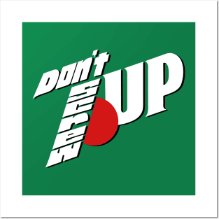 Don't Screw Up Funny Retro logo Parody Funny Sayings Gift Posters and Art